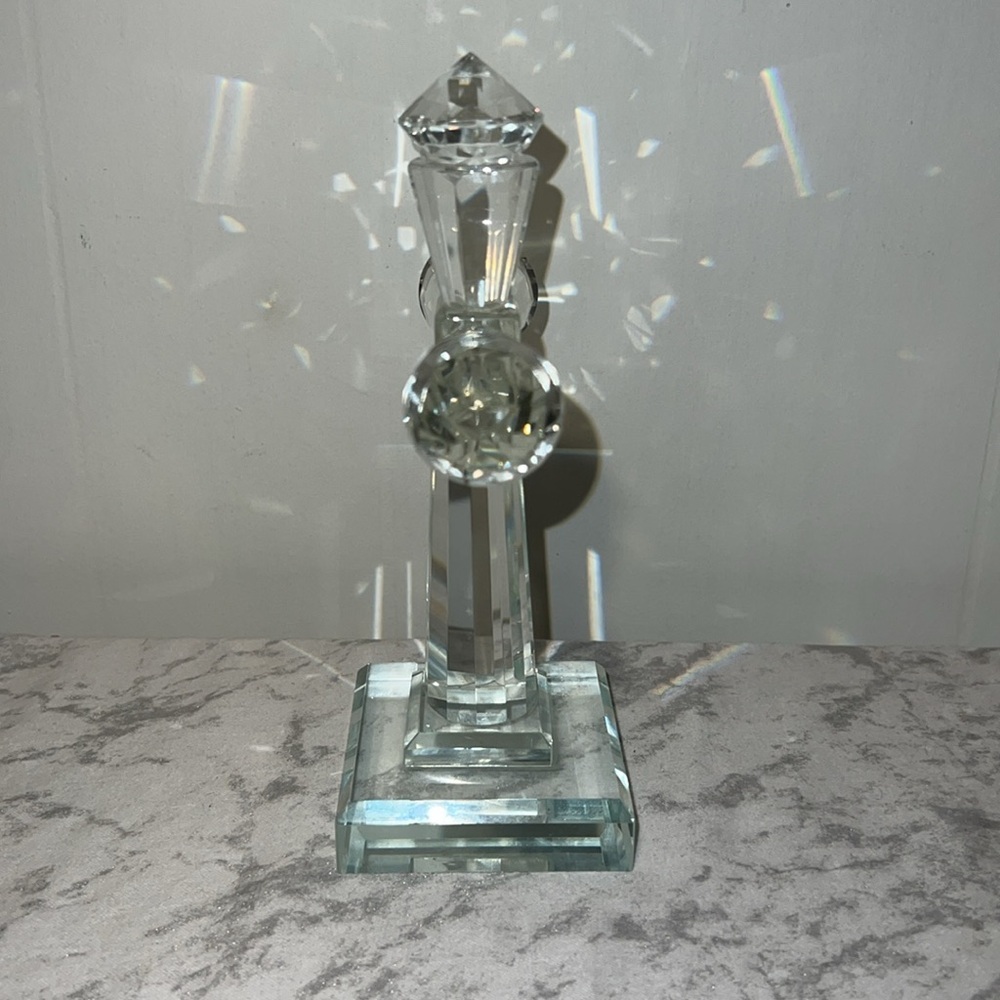 Standing Glass Cross - Picture 2 of 4